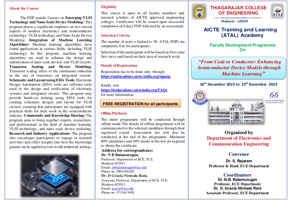 ATAL-FDP on From Code to Conductor: Enhancing Semiconductor Device Models through Machine Learning