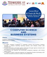 Computer Science and Business Systems