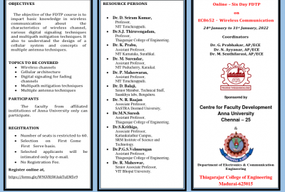 FDTP on Wireless Communication