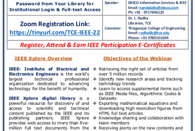 IEEE Xplore Digital Library Online Training Program