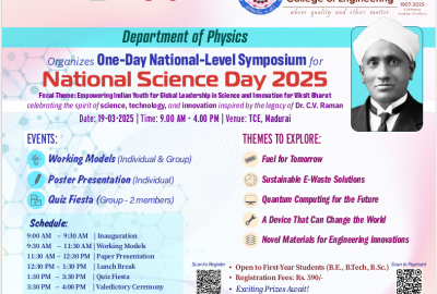 One-Day National-Level Symposium for National Science Day 2025
