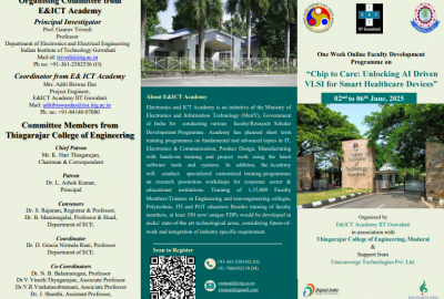 One Week Online FDP on Chip to Care: Unlocking AI Driven VLSI for Smart Healthcare Devices